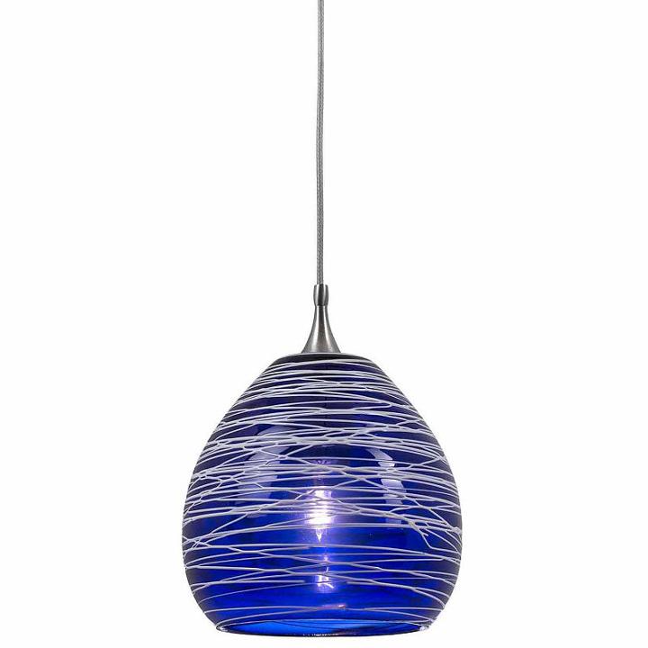 Wooten Heights 4.7 Tall Glass And Metal Pendant