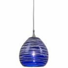 Wooten Heights 4.7 Tall Glass And Metal Pendant