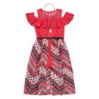 Knit Works Short Sleeve Skirted Romper