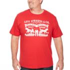 Levi's Levi B & T Tees Short Sleeve Crew Neck T-shirt-big And Tall