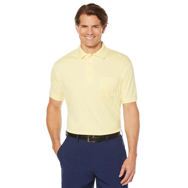 Pga Tour Easy Care Short Sleeve Pique Polo Shirt