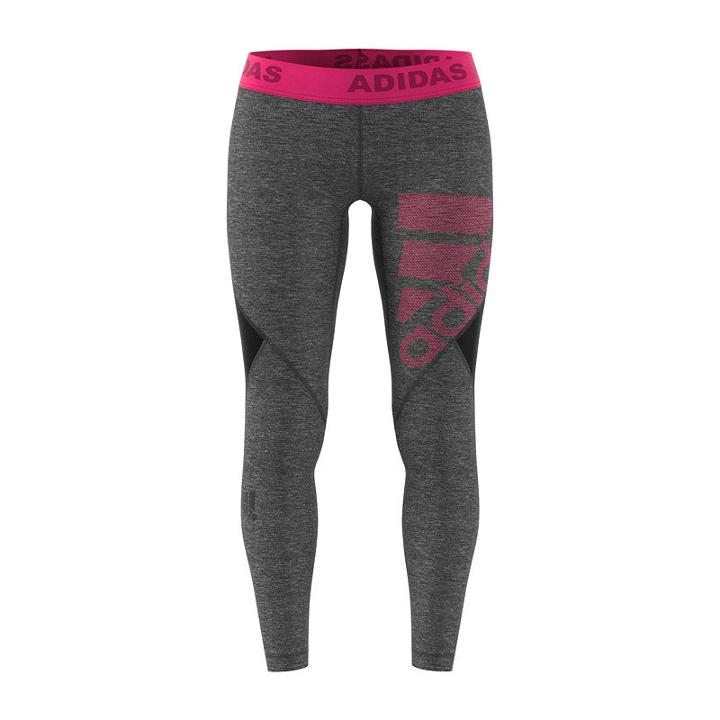 Adidas Alphaskin Logo Long Tight Knit Leggings