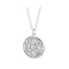 Disney Frozen Crystal Silver-plated Double-charm Necklace