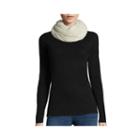 Mixit&trade; Stretchy Solid Lurex Infinity Scarf