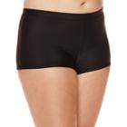 Arizona Black Striped Swim Shorts - Juniors Plus