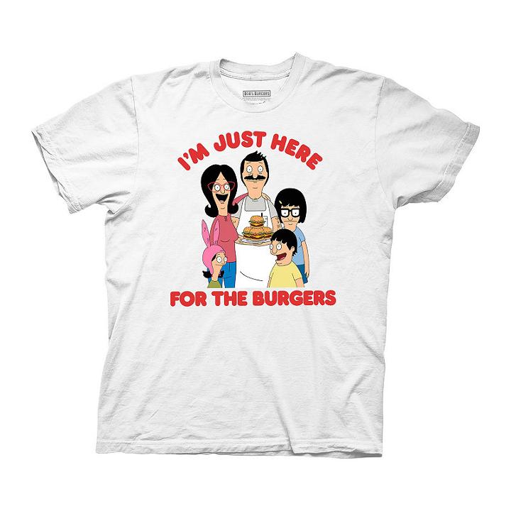 Bob's Burgers I'm Just Here For The Burgers Graphic Tee