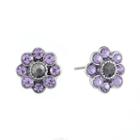 Monet Jewelry Purple 12mm Stud Earrings