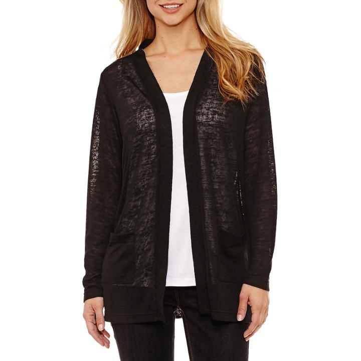 St. John's Bay Long Sleeve Cardigan