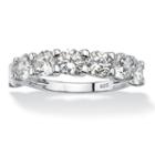 Diamonart Womens 3 1/2 Ct. T.w White Cubic Zirconia Band