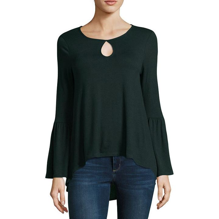 A.n.a Bell Sleeve Knit Blouse - Tall