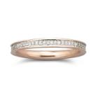 Personally Stackable 1/5 Ct. T.w. Diamond Rose Gold Over Silver Band