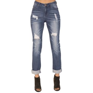 Poetic Justice Chanelle Ultra Curvy Boyfriend Jean