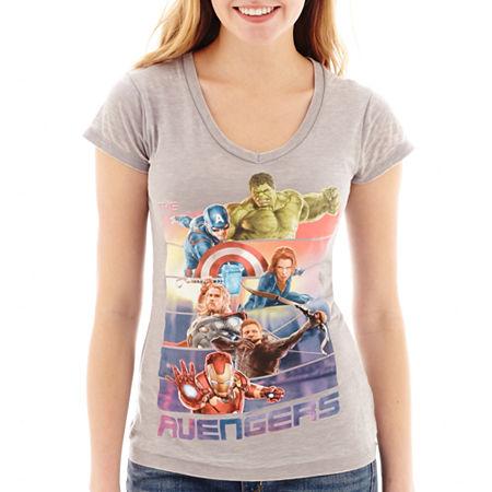 Marvel Short-sleeve Avengers Burnout T-shirt