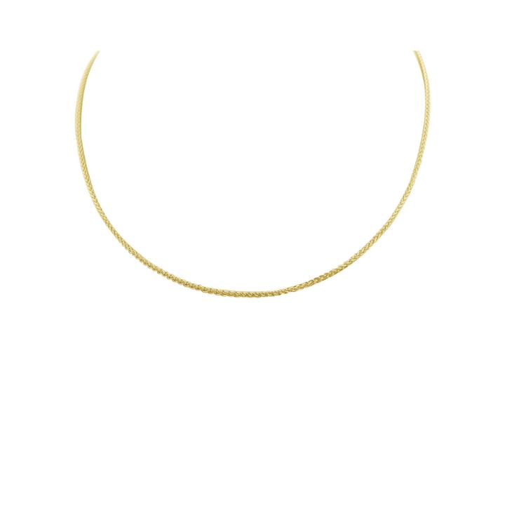 14k Gold Over Silver 18 Wheat Chain Necklace