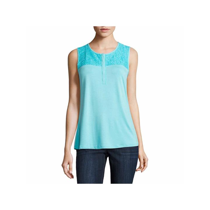 Liz Claiborne Knit Tank Top-talls
