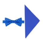 Glow In The Dark Dot Bow Tie And Pocket Square Set