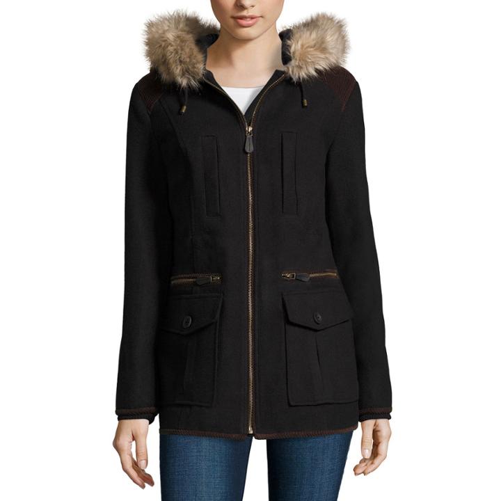 Miss Gallery Anorak Wool-blend Coat