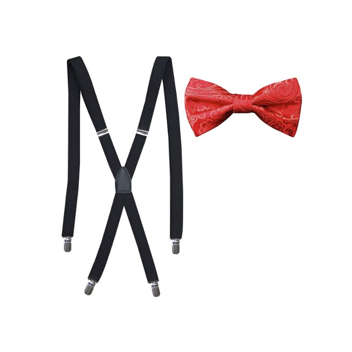 Jf J.ferrar Paisley Bow Tie Set