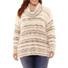 Unity World Wear Long Sleeve Cowlneck Sweater-plus