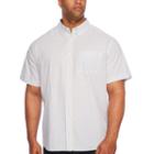 Jachs New York Short Sleeve Pattern Button-front Shirt-big And Tall