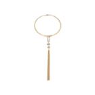 Bleu&trade; Gold-tone Chain Frontal Collar Necklace