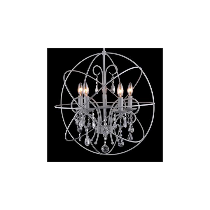 Oceane 5-light Gray Chandelier