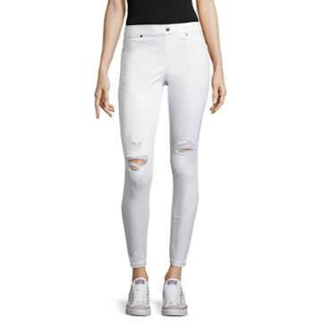 Utopia By Hue Distressed Denim Leggings