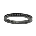 Personally Stackable Color-enhanced Black Diamond Eternity Ring