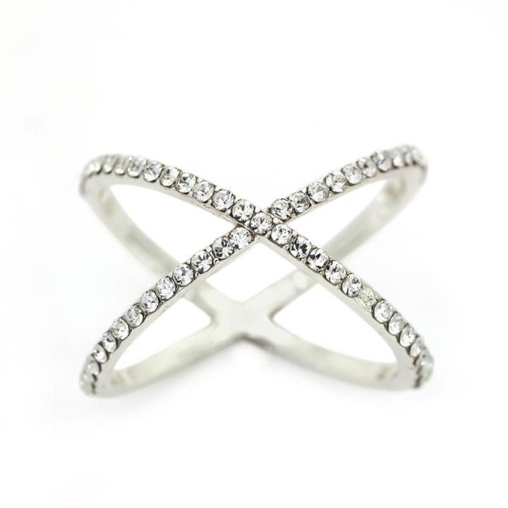 City X City Womens White Crystal