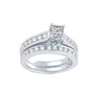 Limited Quantities 1 1/2 Ct. T.w. Diamond 14k White Gold Bridal Set
