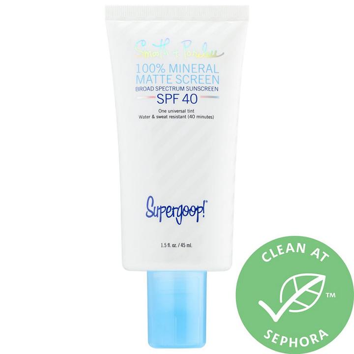 Supergoop! 100% Mineral Smooth & Poreless Matte Screen Spf 40