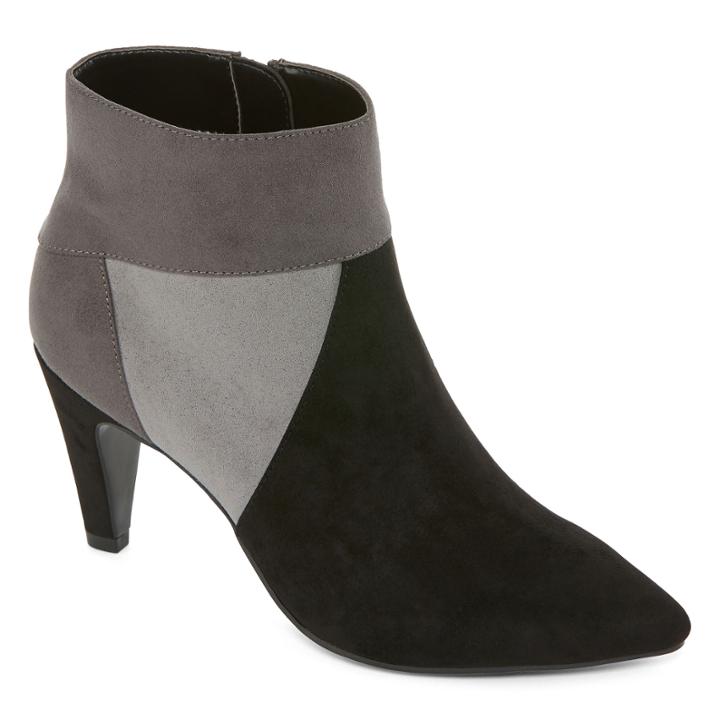 Liz Claiborne Kocey Colorblock Ankle Boots