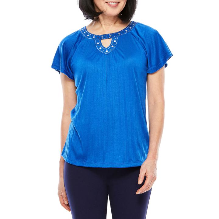 Sag Harbor Short Sleeve Crew Neck T-shirt