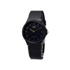Casio Mens Black Dial Black Resin Strap Watch Mq24-1ellub