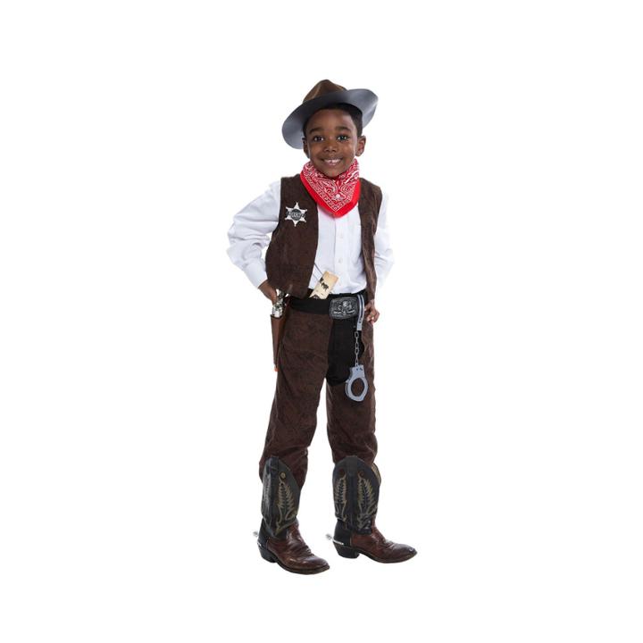 Deluxe Cowboy Costume Kit - Small (4-8)