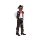 Deluxe Cowboy Costume Kit - Small (4-8)