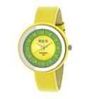 Crayo Unisex Yellow Strap Watch-cracr3403