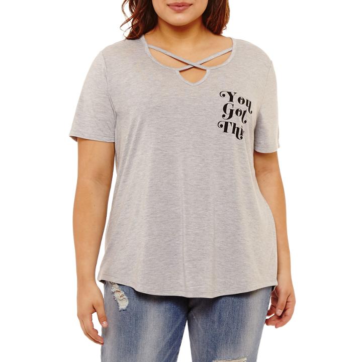 Short Sleeve You Got This T-shirt- Juniors Plus
