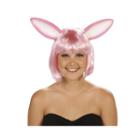 Pink Bunny Ears Adult Wig