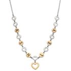 Womens 14k Gold Over Silver Sterling Silver Heart Pendant Necklace