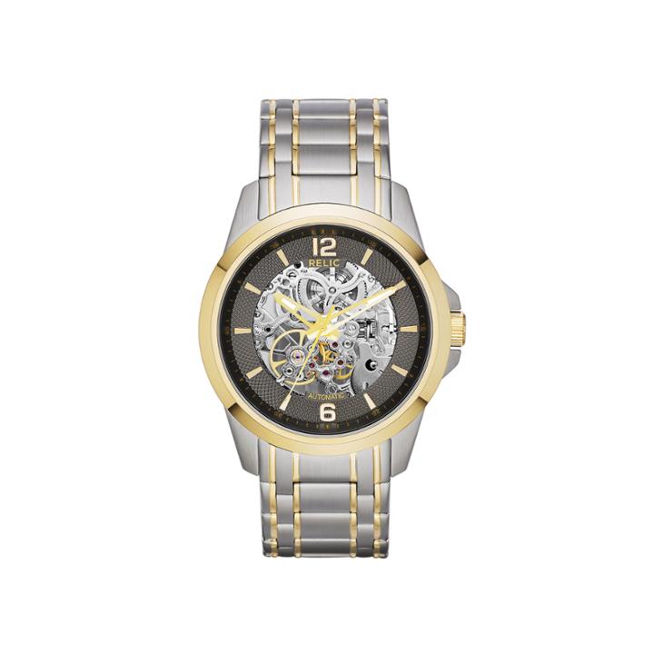 Relic Mens Two-tone Stainless Steel Automatic Watch Zr12109
