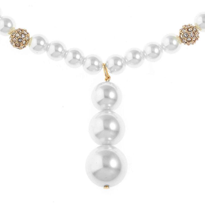 Monet Jewelry Womens Simulated Pearls Y Necklace