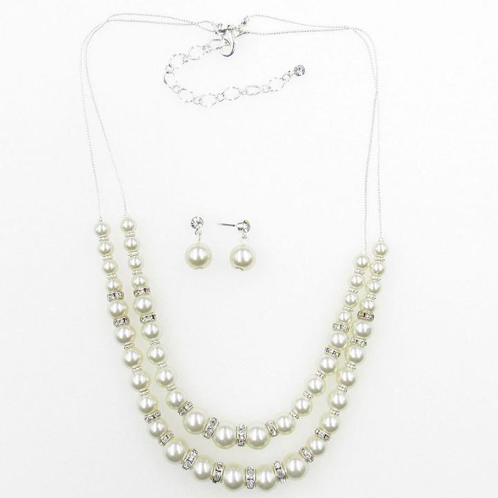 Vie Air Womens 2-pack Necklace Set