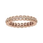 Personally Stackable 1/5 Ct. T.w. Diamond 18k Rose Gold Open-link Ring