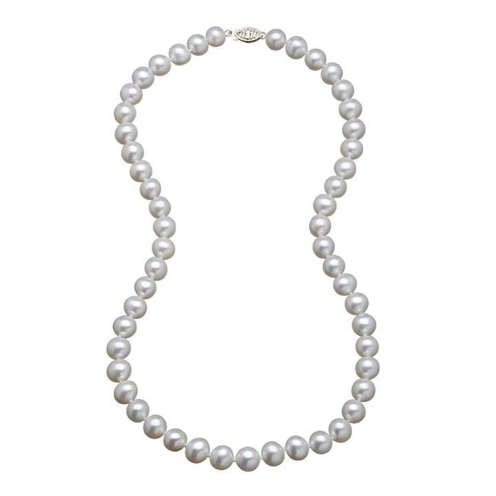 Certified Sofia&trade; 8-8.5mm Cultured Freshwater Pearl 24 Strand Necklace