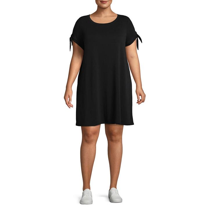 Xersion Short Sleeve Swing Dress - Plus