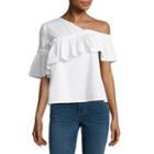 A.n.a. One Shoulder Ruffle Top