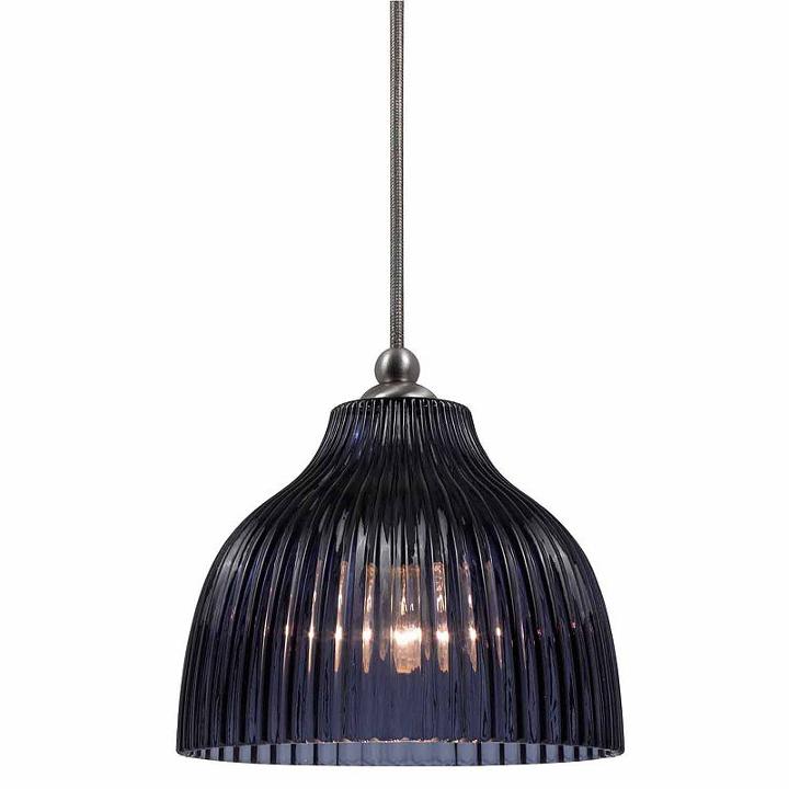 Wooten Heights 4.7 Tall Glass And Metal Pendant With Brushed Steel