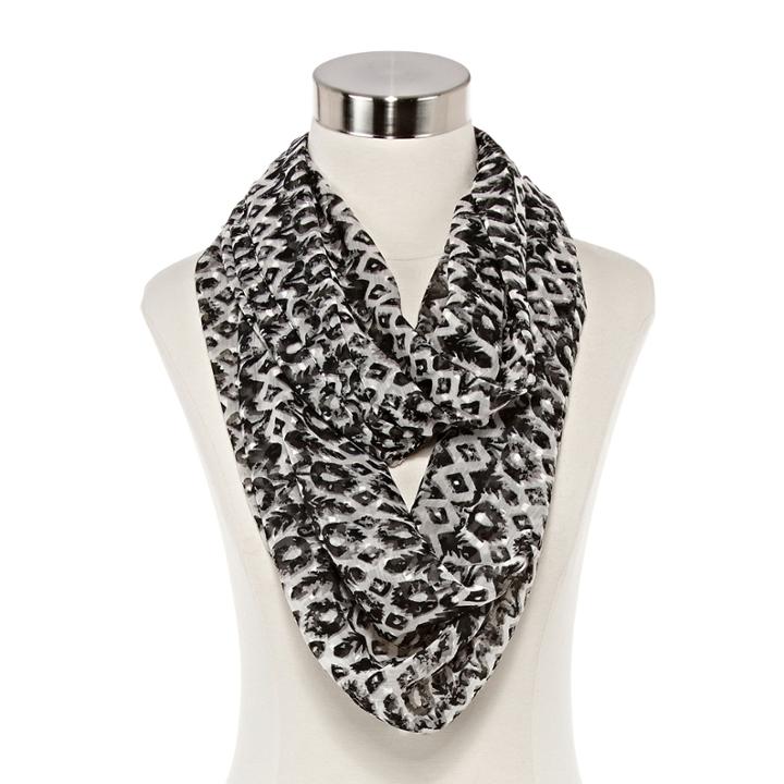 Big Buddha Geo Swiss Dot Loop Scarf