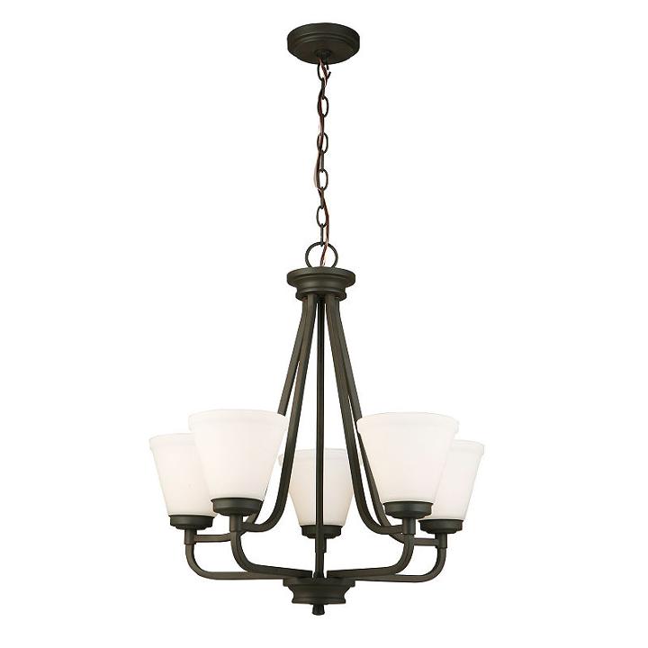 Eglo Mayview 5 Light 23 Inch Chandelier Ceiling Light